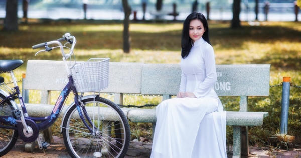 “Hot girl thổ dân” trở lại trong tà áo dài trắng gây sốt mạng