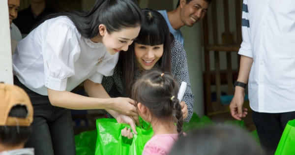 Hà Thu, Hằng Nguyễn giản dị mang yêu thương về Vĩnh Long