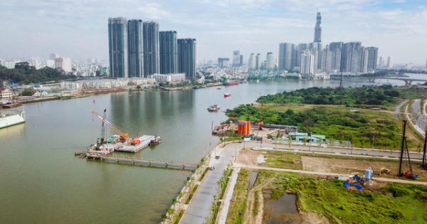 Slide Địa ốc: Toàn cảnh dự án cầu Thủ Thiêm 2 đang xây dựng