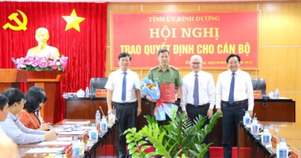 Chỉ định Đại tá Tạ Văn Đẹp tham gia Ban Thường vụ Tỉnh uỷ Bình Dương