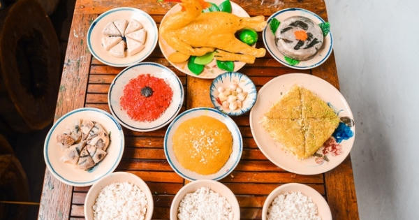 Độc đáo mâm cỗ Tết 3 miền làm từ đất sét