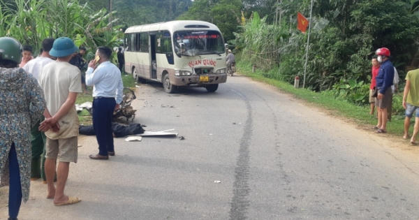 Hà Giang: Va chạm giữa ô tô và xe máy, 2 người thương vong