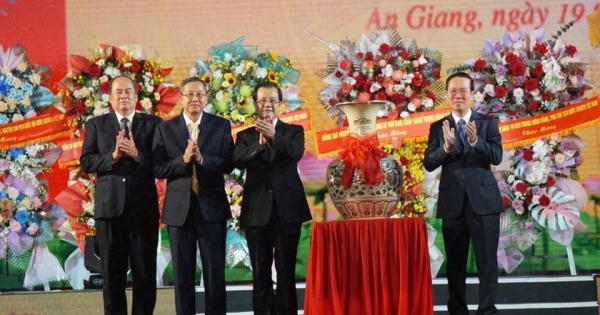 Chủ tịch nước dự Lễ kỷ niệm 135 năm Ngày sinh Chủ tịch Tôn Đức Thắng