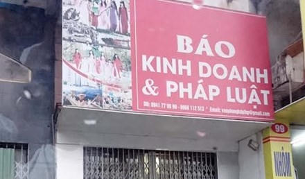 Báo Kinh doanh và Pháp luật lên tiếng vụ Trưởng đại diện và phóng viên tại Hải Phòng bị bắt giữ
