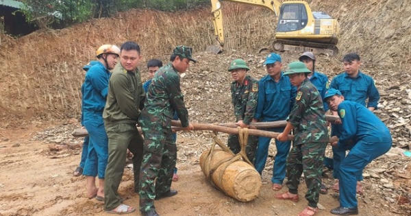 Đào móng nhà, phát hiện quả bom gần 350 kg còn nguyên kíp nổ