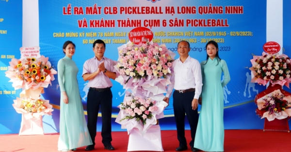 Ra mắt câu lạc bộ Pickleball Hạ Long bên bờ Vịnh Hạ Long xinh đẹp Ra mắt câu lạc bộ Pickleball Hạ Long bên bờ Vịnh Hạ Long xinh đẹp