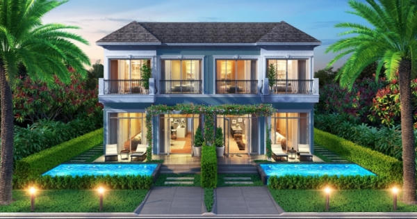 Biệt thự tứ lập lần đầu tiên xuất hiện tại Hồ Tràm