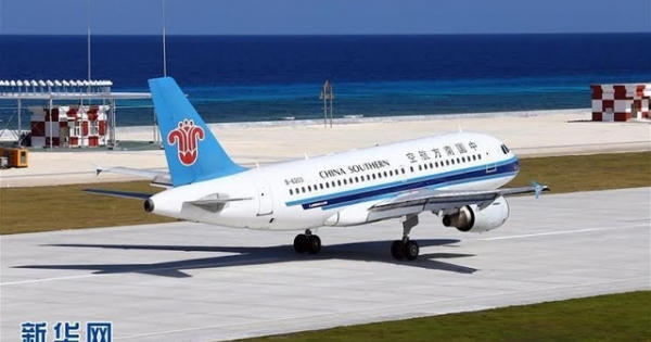 Trung Quốc lại đưa máy bay trái phép ra Trường Sa