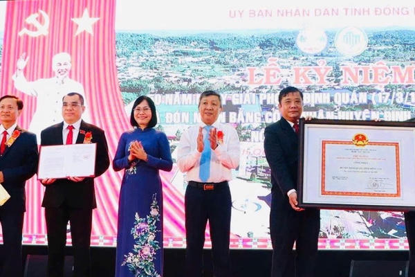 Định Quán – huyện thứ hai của Đồng Nai đạt chuẩn nông thôn mới nâng cao