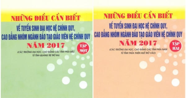 Phát hành sách Những điều cần biết về tuyển sinh ĐH, CĐ năm 2017