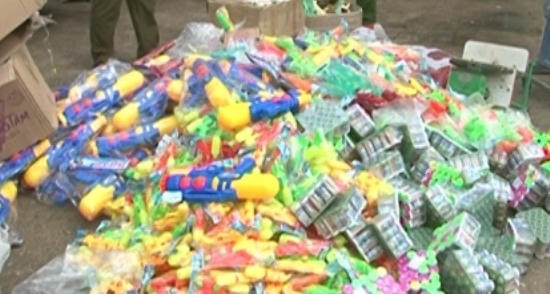 Thanh Hóa: Tiêu hủy hàng loạt mặt hàng vi phạm