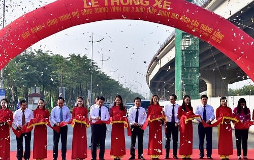 Thông xe đường Vành đai 3 dưới thấp đoạn Mai Dịch - Cầu Thăng Long hơn 3100 tỷ đồng