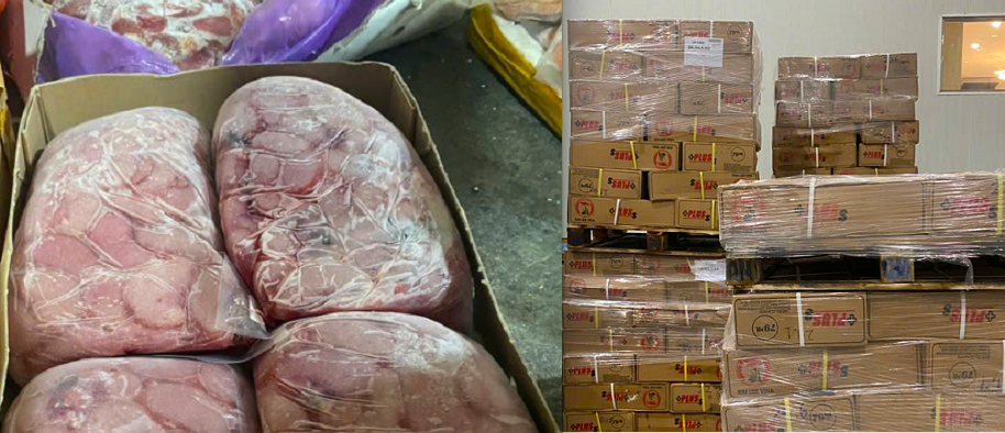 Thu giữ hơn 10 tấn nội tạng không rõ nguồn gốc, bốc mùi chuẩn bị tung ra thị trường dịp cận Tết
