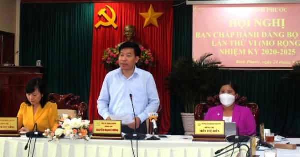 Bình Phước: Thông qua chương trình hành động thực hiện Nghị quyết Đại hội Đảng