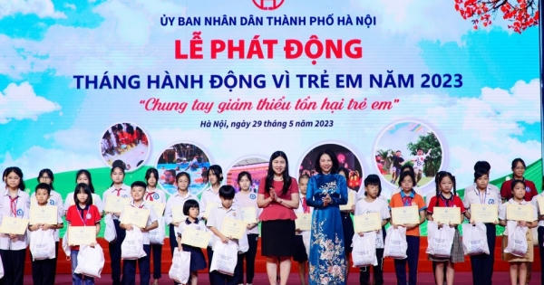 Hà Nội phát động Tháng hành động Vì trẻ em năm 2023