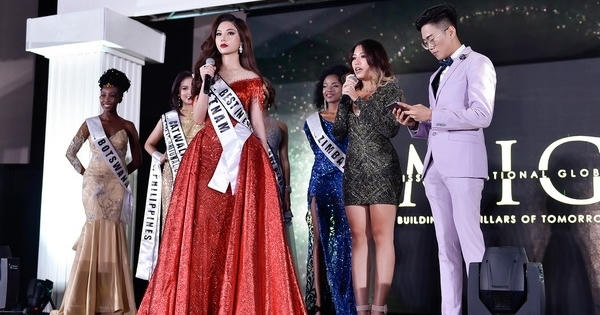 Mỹ Huyền đăng quang tại Miss International Globe 2019