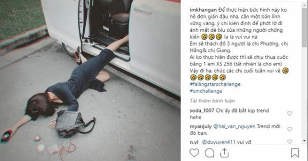 Trào lưu "ngã xe khoe đồ" đang thịnh hành trên mạng xã hội