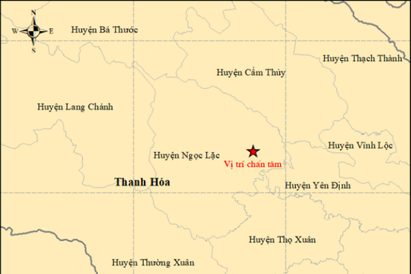 Thanh Hóa xảy ra động đất hơn 4 độ richter, người dân cảm nhận rõ rung lắc