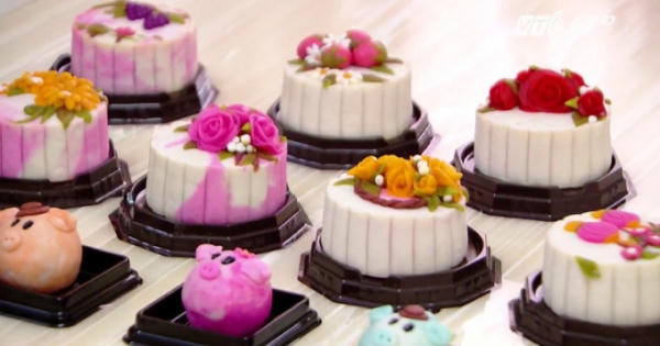 Bánh trung thu hoa nổi 4D - Nét ấn tượng của mùa trăng tháng 8