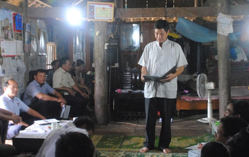 Cán bộ gần dân, nghe dân nói, làm dân tin