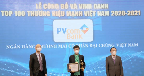 PVcomBank nằm trong Top 100 thương hiệu mạnh Việt Nam năm 2020 – 2021 PVcomBank nằm trong Top 100 thương hiệu mạnh Việt Nam năm 2020 – 2021