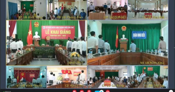 Cần Thơ khai giảng năm học mới trực tiếp trên truyền hình và youtube