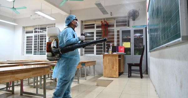 Bộ Y tế hướng dẫn cách khử khuẩn trường học chống COVID-19