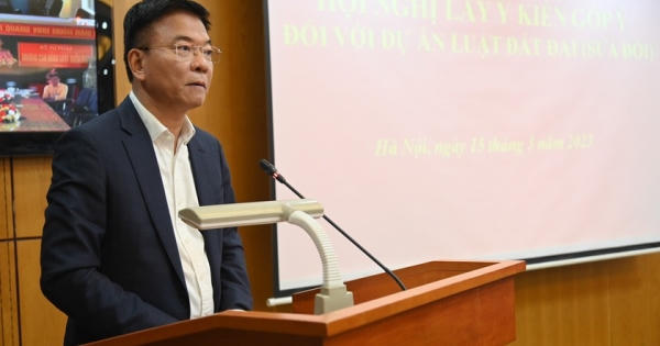 Bộ Tư pháp tổ chức Hội nghị lấy ý kiến góp ý dự án Luật Đất đai (sửa đổi) Bộ Tư pháp tổ chức Hội nghị lấy ý kiến góp ý dự án Luật Đất đai (sửa đổi)