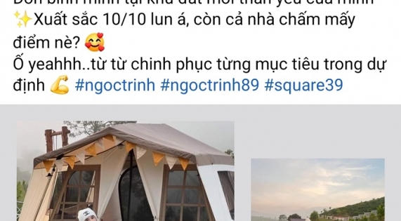 Đề nghị làm rõ vụ Ngọc Trinh đăng tin sai sự thật 'mua 11ha đất ở Bảo Lộc'