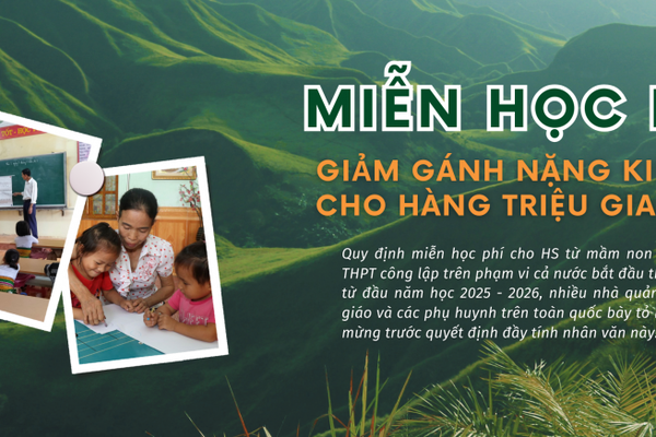 Bài 1: Miễn học phí – Giảm gánh nặng kinh tế cho hàng triệu gia đình