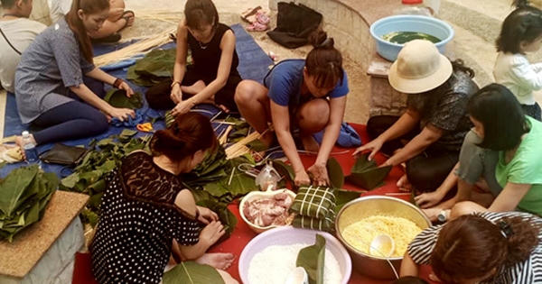 Tết đã về sớm hơn nơi chung cư