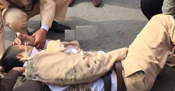 Lộ diện chủ phương tiện kéo lê CSGT hàng chục mét trên đường