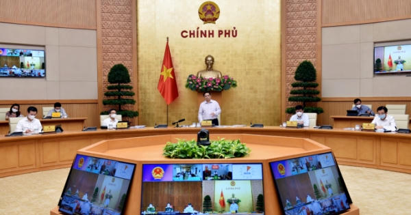 Thủ tướng Phạm Minh Chính chủ trì cuộc họp với Kiên Giang, Tiền Giang về công tác phòng chống dịch Covid-19