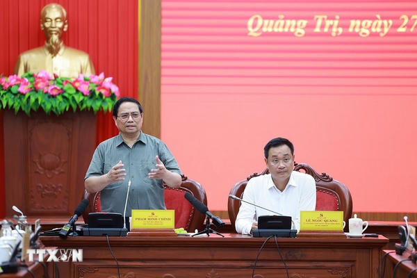Thủ tướng: Quảng Trị không thiếu tiềm năng phát triển, nếu không làm giàu thì có lỗi với nhân dân