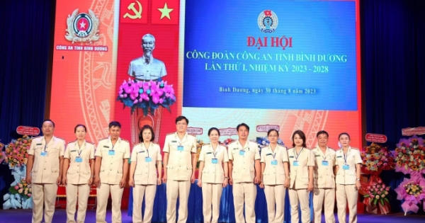 Công an tỉnh Bình Dương tổ chức thành công Đại hội Công đoàn lần I nhiệm kỳ 2023-2028