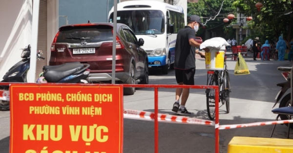 Hải Phòng ghi nhận thêm 3 ca COVID-19 là người thân của BN55891