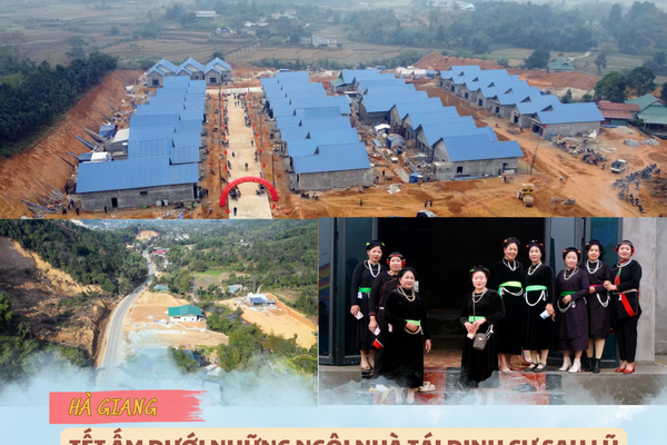 Tết ấm dưới những ngôi nhà tái định cư sau lũ ở Hà Giang