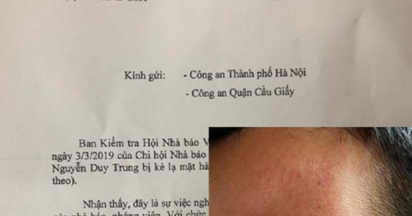 Hội Nhà báo Việt Nam đề nghị Công an điều tra, làm rõ vụ phóng viên bị hành hung