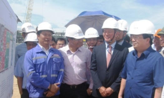 Phó Thủ tướng Trịnh Đình Dũng kiểm tra Khu kinh tế Nghi Sơn