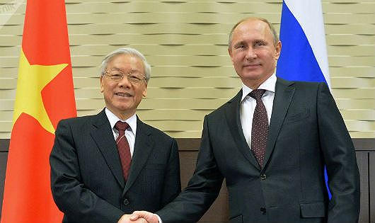 Tổng Bí thư Nguyễn Phú Trọng sẽ hội đàm với Tổng thống V. Putin