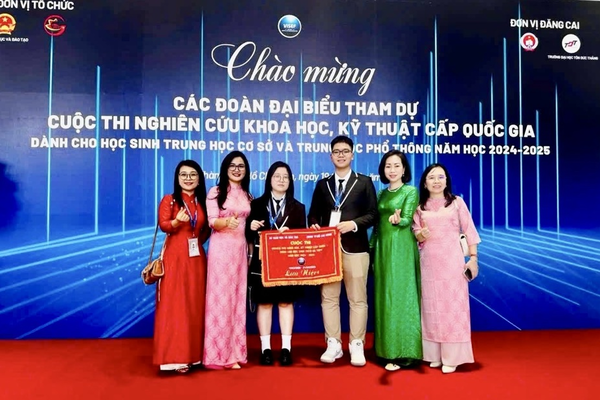 Hai học sinh Trường Newton đạt giải Ba cấp quốc gia tại Cuộc thi nghiên cứu khoa học, kỹ thuật