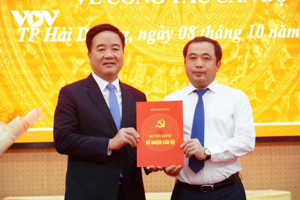 Ông Nguyễn Văn Kiên được điều động, bầu giữ chức Chủ tịch UBND TP Hải Dương