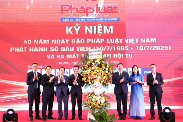 Lời cảm ơn của Báo Pháp luật Việt Nam nhân Kỷ niệm 40 năm ngày phát hành số báo đầu tiên