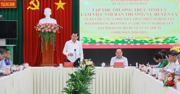 Huyện Trảng Bom phấn đấu đạt đô thị loại 4