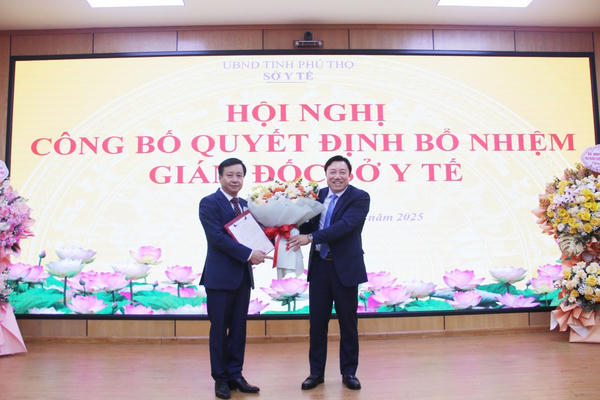 Ông Lê Quang Thọ được bổ nhiệm giữ chức Giám đốc Sở Y tế Phú Thọ