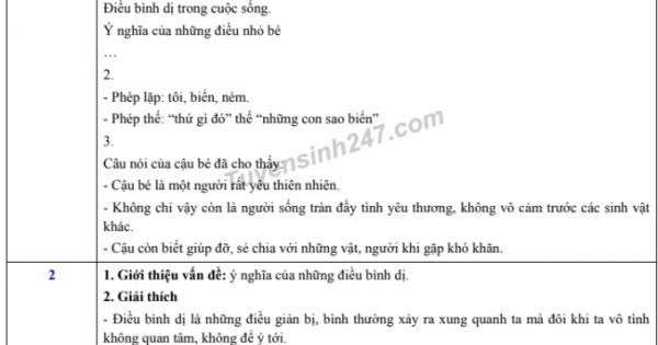 Đáp án đề thi môn Ngữ Văn vào lớp 10 tỉnh Vũng Tàu 2020