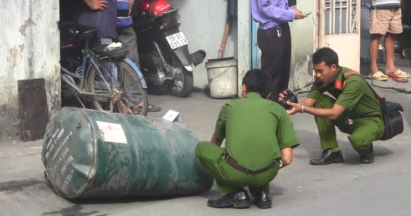 Hiện trường vụ nổ thùng phi khiến 1 người tử vong