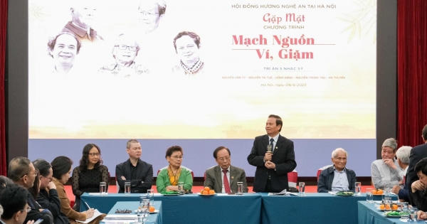 Tôn vinh 5 nhạc sĩ Nghệ An tài hoa trong chương trình nghệ thuật "Mạch nguồn ví, giặm"