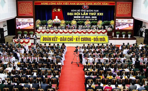 Đại hội đại biểu Đảng bộ tỉnh Quảng Nam diễn ra từ từ ngày 11 đến 13/10 Đại hội đại biểu Đảng bộ tỉnh Quảng Nam diễn ra từ từ ngày 11 đến 13/10