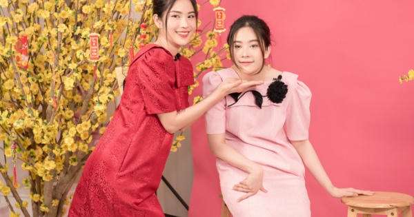 Chị em Nam Anh - Nam Em nắm chặt tay tung tăng xuống phố